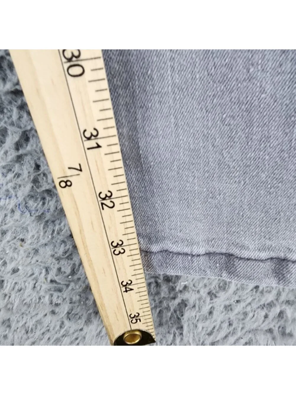Ben Sherman Jeans Mens 31x34 Gray Stretch Mid Rise Straight Fit *NWT*